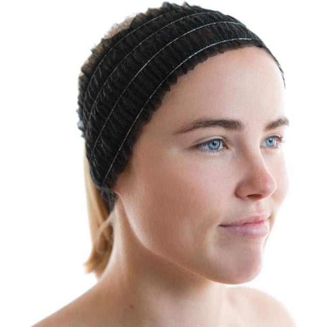 100 Count Disposable Facial Spa Headbands Individual Wrapped