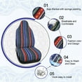 thumbnail image 3 of Unique Bargains Car Automobile Baja Blanket Cover Truck Bucket Universal Protector Multi-color, 3 of 6