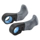 thumbnail image 1 of 2 piezas de reposapiés para manillar de bicicleta, diseño ergonómico, se adaptan a manillares de 22,2 mm Gris, 1 of 8