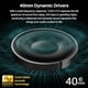 thumbnail image 4 of TOZO HT2 Hybrid Active Noise Cancelling Headphones, Wireless Over Ear Bluetooth Headphones, 60H Playtime, Hi-Res Audio Custom EQ via App Deep Bass Comfort Fit Ear Cups, for Home Office Travel, 4 of 5
