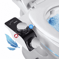 thumbnail image 1 of DEBGFS Bidet Attachment  Hot and Cold Water Bidet Toilet Seat Attachment  Non-Electric Bidet with Dual Nozzle  Adjustable Water Pressure  Rear and Feminine Wash, 1 of 7