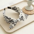 thumbnail image 2 of Women's Wide Bow Knot Headband, Retro Paisley Print Hair Band Accessory, 2 of 3