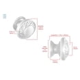 thumbnail image 2 of CKP #1808 Origins Collection 1-3/8 in. (35mm) Cabinet Knob, Venetian Bronze, 2 of 4