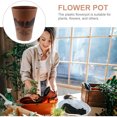 thumbnail image 1 of HEALEEP Indoor Vegetable Planter Plastic Coffee Round Household Plants 1Pack, 1 of 7