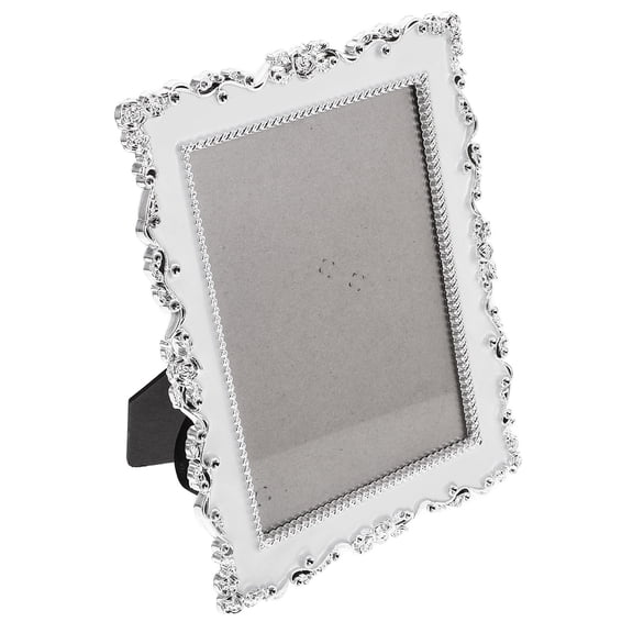 SOPOTUTU Elegant Plated Rose Picture Frame for Family Living Room Home Decor, 1 Piece, Stylish and