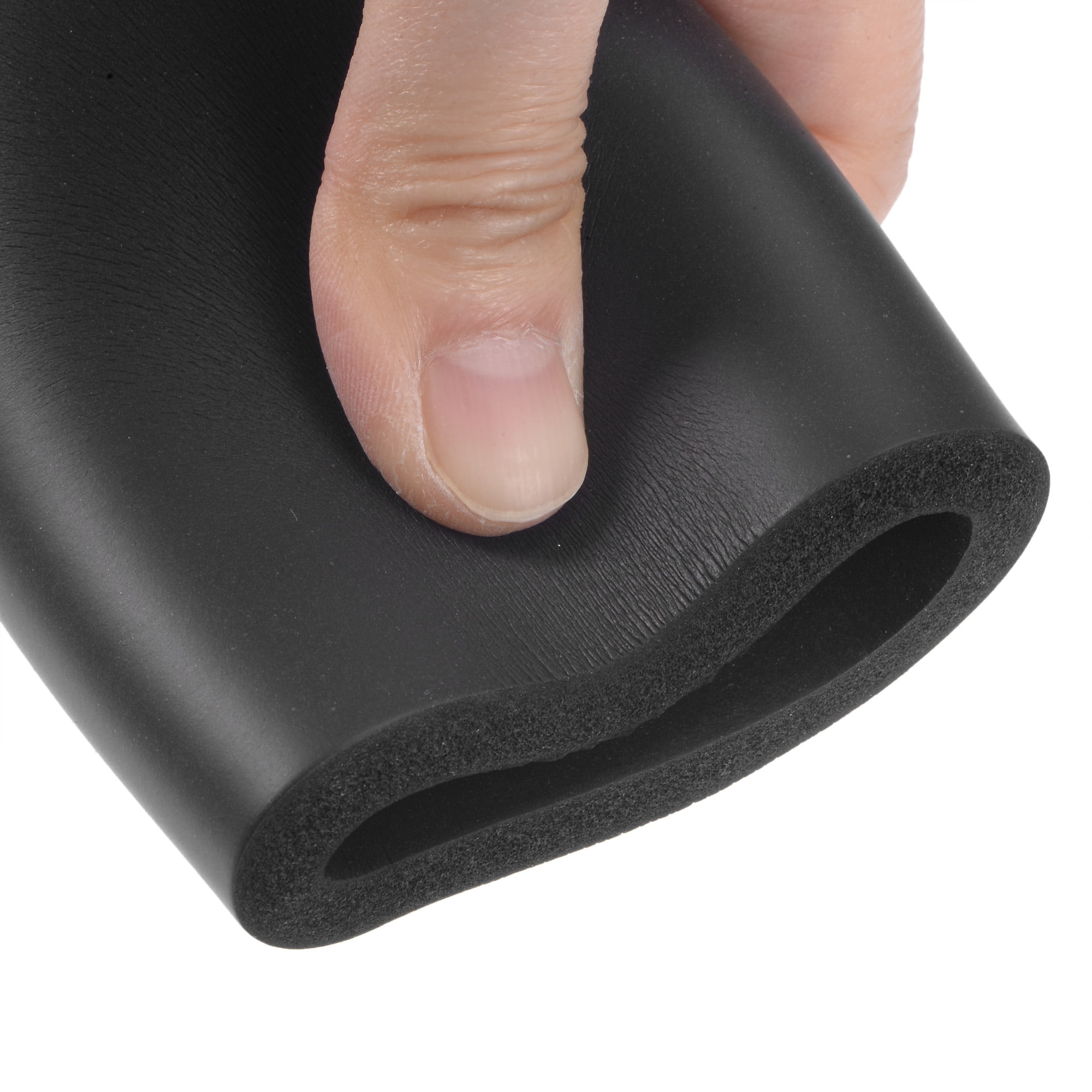 Unique Bargains Foam Tubing for Handle Grip Support Black 38mm x 53mm