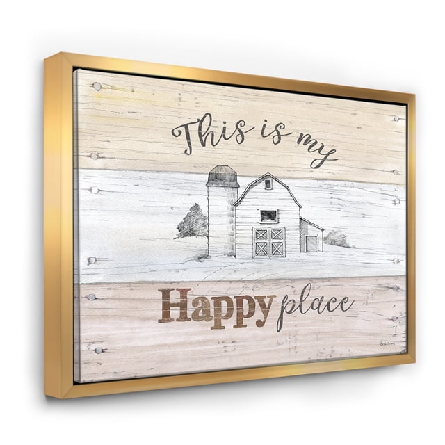 Farmhouse Moment Barns - Farmhouse Framed Canvas