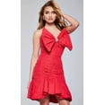 thumbnail image 2 of Women's Jovani 39091 Strapless Bow Detail Cocktail Dress Red Size 8, 2 of 3