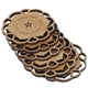 thumbnail image 5 of Posavasos, juego de 6 alfombrillas de bambú para taza de té, herramienta de cocina probada profesionalmente, 5 of 12