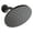 Matte Black, variant on Peerless 76167BN Universal Showering 1.5 GPM Single Function Shower Head - Nickel