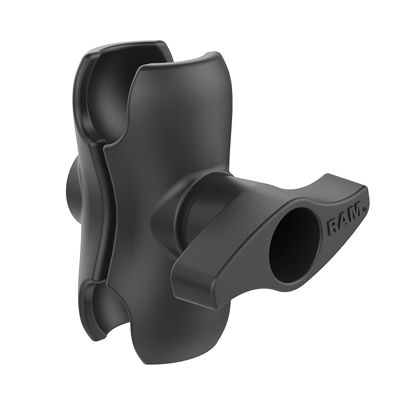 RAM Mount D Size Short Double Socket Arm f/2.25" Ball Base