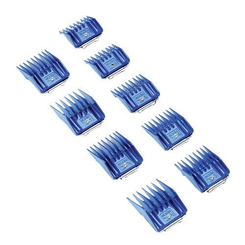 Andis Small Animal SnapOn Pet Clipper 9 Piece Comb Set, Blue, 1 Ea