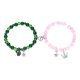 thumbnail image 2 of Pulseras de pareja con temática de San Valentín. Linda pulsera magnética ajustable para pareja. Regalo ideal para San Valentín. Pulsera de metal., 2 of 6