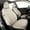 Beige, variant on EKR Custom Fit Crosstrek Car Seat Covers for Subaru Crosstrek 2018 2019 2020 2021 2022 2023 - Full Set Leather (Black)