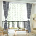 thumbnail image 2 of Hovilon 1 Panel Sheer Curtain Drape，Vines Leaves Sheer Valances，Embroidery Curtains with Vine and Leaf Pattern Light Filtering Semi Sheer Voile Window Curtains for Living Room and Bedroom，39x78In, 2 of 5