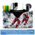thumbnail image 4 of Square Pen Case with 4 Compartments, Removable Dividers, Pencil Organizer, Pencil Case, and Brush Holder, 4 of 6