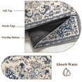 thumbnail image 6 of 6'x9' Area Rugs, Blue Boho Indoor Outdoor Area Rug for Living Room Bedroom, Rustic Southwestern Ethnic Geometric Washable Bathroom Rugs Kitchen Floor Carpet Mats Home Decor Aesthetic, 6 of 8