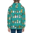 thumbnail image 4 of Kll Unisex Kids Boys Girls Hooded Pocket Pullover Hoodies-Cartoon Dogs, 4 of 9