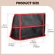 thumbnail image 5 of Organizador de almacenamiento para coche con bolsillo de red entre los asientos delanteros, universal, multiusos Rojo, 5 of 8