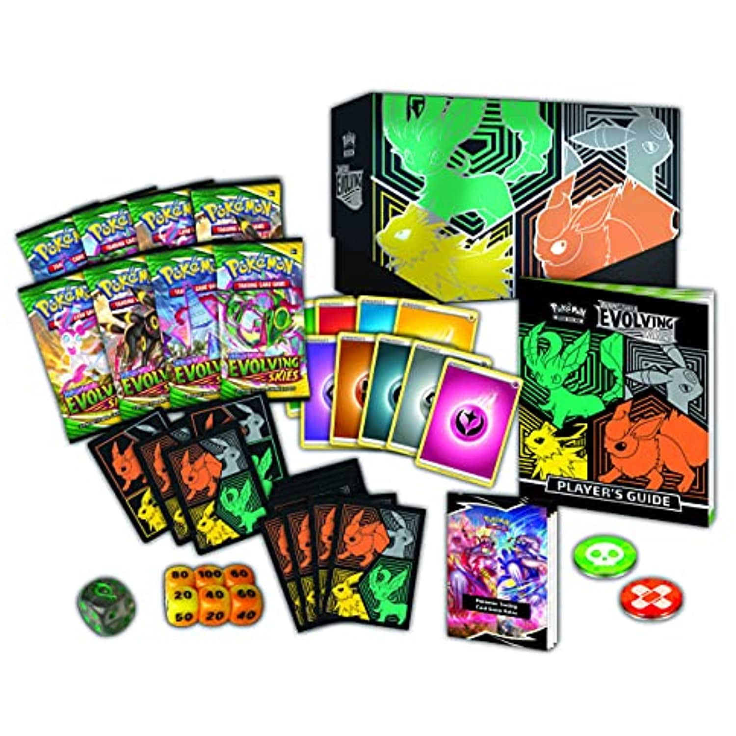 V*s様 イーブイヒーローズEvolving Skies エリートトレーナーBO Pokemon S&S Evolutions Elite Trainer Box - Vaporeon, Glaceon