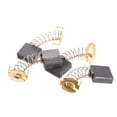thumbnail image 4 of 10 PCS Mini Black Carbon Motor Brushes Replacement Spare Parts with 25mm Spring and Copper Core for Generic Electric Drill Mill Machine Motors Rotary Tool (Package 1: 203A#, 18*17*7mm), 4 of 8