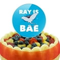 thumbnail image 5 of Acrylic Ray is Bae Funny Humor Cake Topper Party Decoration for Wedding Anniversary Birthday Graduation, 5 of 7