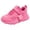 Hot Pink, variant on Children Sneakers Low Top Breathable Solid Color Mesh Lightweight Slip on Platform Casual Trainers Wedge Walking Sport Sneakers White Size 1.5 Big Kid