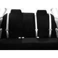 thumbnail image 2 of CalTrend Rear 40/60 Split Back & Solid Cushion O.E. Velour Seat Covers for 2018-2022 Honda Accord - HD229-01RA Black Classic Insert and Trim, 2 of 3