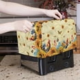 thumbnail image 5 of TSOVTHRID Rooster Chicken Sunflower Butterfly Dragonfly Print Toaster Cover for 2 Slice Anti-scratch Kitchen Bakeware Protector Heat-Resistant Dust Covers, 5 of 8