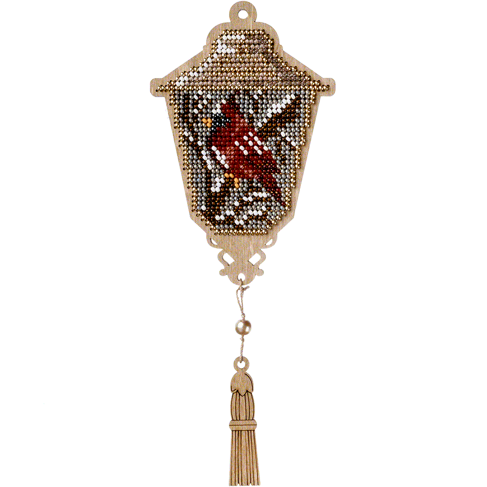 Bead embroidery kit on wood FLK-450