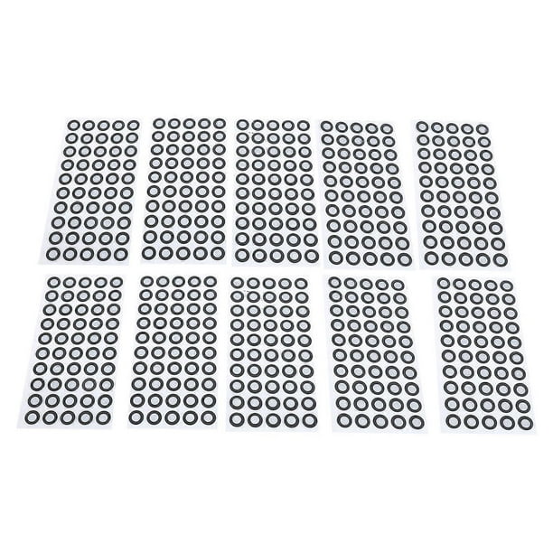 500pcs 3D Scan Markers (6mm Inner Diameter, 10mm Outer Diameter), Diffuse Reflective Reference Points, 3D Scan Tracking Points