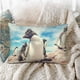 GCKG Pingouins Bleu Ciel Taie d'Oreiller Taie d'Oreiller 20x30 Pouces – image 3 sur 4