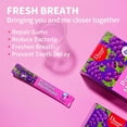 thumbnail image 4 of Dengmore 20pcs Probiotic Mouthwash Fresh Breath Portable Grape Mouthwash Cleaning Mouth Fresh Breath Repair Gums, 4 of 6