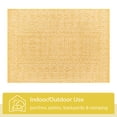 thumbnail image 4 of Well Woven Anze Indoor/Outdoor Tribal Pattern Flat-Weave Yellow Area Rug 5x7 (5'3" x 7'3"), 4 of 10