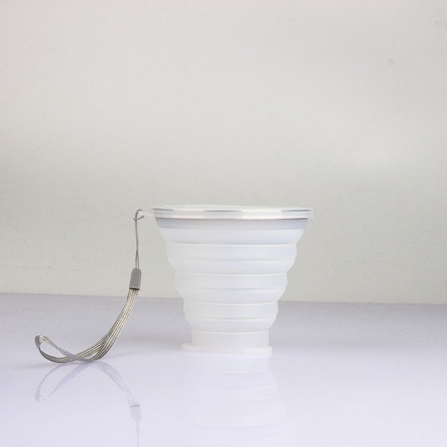 Taza plegable de silicona para viajes, tetera ecológica, taza portátil para enjuague bucal, taza extensible para regalo
