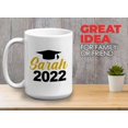 thumbnail image 2 of Graduation Mug White 15oz - Custom Name 2022 - Personalized Graduation College School Student, 2 of 7