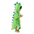 thumbnail image 1 of Children's Bath Towel Dinosaur Hooded Baby Towel, Cotton, Green, 60*120cm, 1 of 5