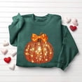 thumbnail image 4 of Kezqiaxn Crew Neck Sweatshirts Women Thanksgiving Pumpkin Long Sleeve Fall Casual Pullover Tops Sweatshirt for Women, 4 of 7