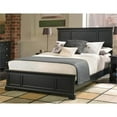 thumbnail image 2 of Hawthorne Collections Traditional Wood Queen Panel Bed in Black, 2 of 9