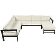 thumbnail image 3 of U-shaped multi-person outdoor sofa set, suitable for gardens, backyards, and balconies., 3 of 9