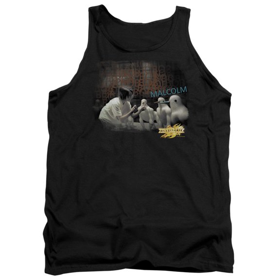 Mirrormask Bob Malcolm Adult Tank Top Black