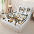 thumbnail image 2 of Erosebridal Watercolor Camping Zipper Full Size Comforter Sets with Fitted Sheet and 2 Pillowcases,Camper Dog Campfire Zipper Bedding Set For Boys,Polkadot Reversible,4 Pieces, 2 of 7