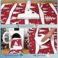thumbnail image 6 of Senfot Red 6x9 Area Rugs for Living Room, Indoor Non Slip Carpet, Washable Rug for Home Decor, Soft Low Pile Christmas Rug with Xmas Tree Reindeer Snowflake for Bedroom, Dining Room, 6 of 7