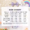 thumbnail image 7 of ZEHJUHAN Baby Girl Tulle Romper Summer Bodysuit with Flutter Sleeves Floral Embroidery Cake Smash Outfit First Birthday Photo Shoot Purple，6-12M, 7 of 7