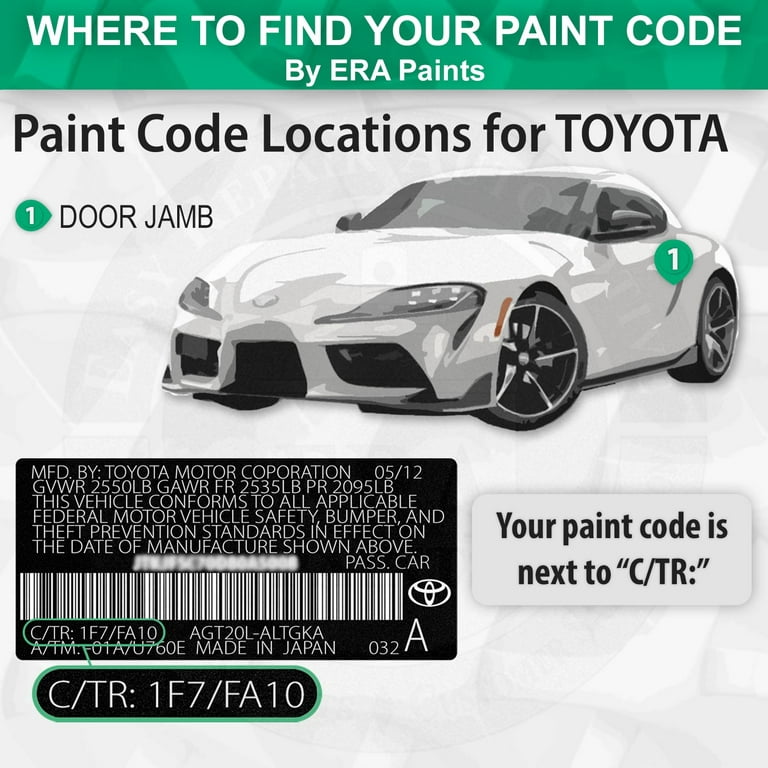 GENUINE TOYOTA NATURAL WHITE TOUCH-UP PAINT CODE 056 OEM 00258