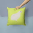 thumbnail image 2 of Texas Quail Green Fabric Decorative Pillow, 2 of 4
