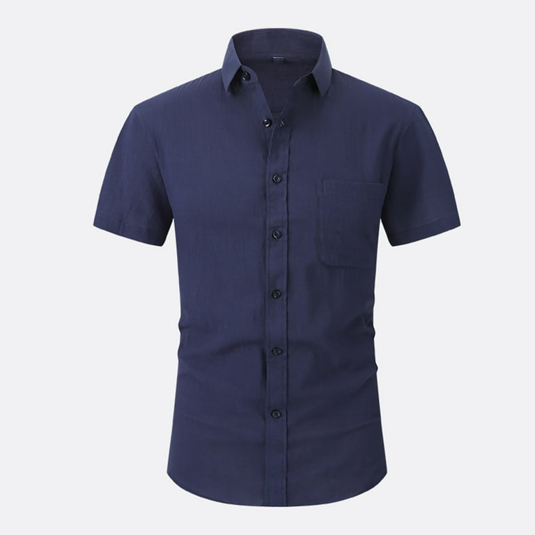 YYDGH Men's Muscle Dress Shirts Slim Fit Stretch Long Sleeve Casual Button  Down Shirt(Black,3XL)