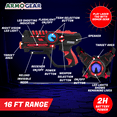 thumbnail image 5 of ArmoGear Infrared Laser Tag Game Set with Wearable Vests, Mega Pack Set of 4, 5 of 7