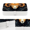 thumbnail image 4 of Constellation Portable PU Leather Jewelry Display Organizer Box with Removable Compartment, 4 of 6