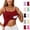 #03 Wine, variant on Tank Top for Women with Built in Bra, Padded Adjustable Spaghetti Strap Camisoles for Layering, Scoop Neck Fitted Undershirts , #05 Light Purple 3XL